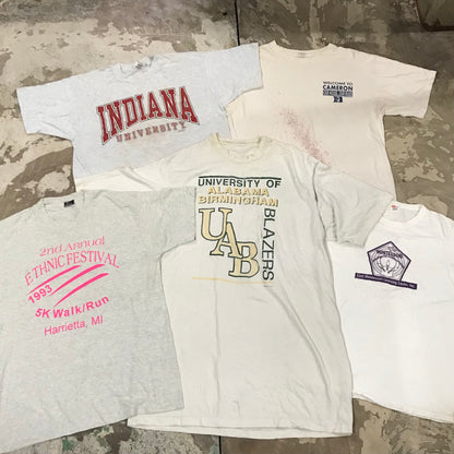[現物] 90s 白系Tシャツ(シミあり) 20pcs D0622003