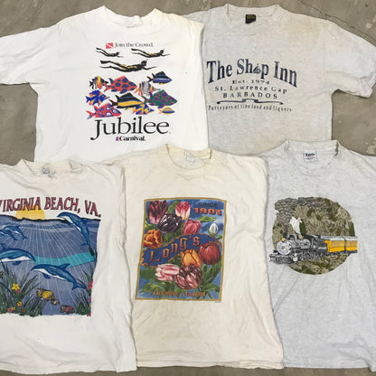 [現物] 90年代 白Tシャツ(シミあり) 20pcs H0810003