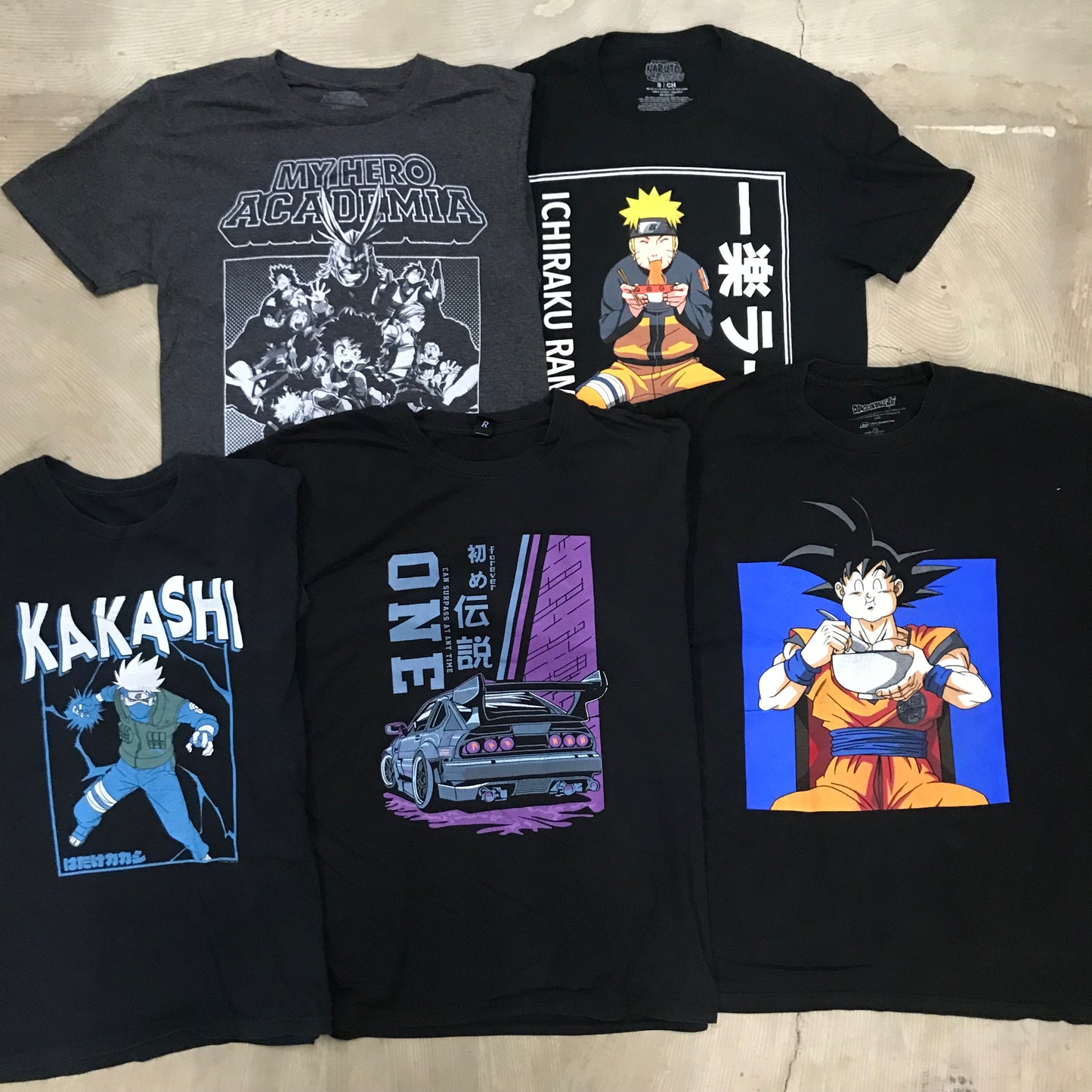 [現物] アニメTシャツ 20pcs H0803005