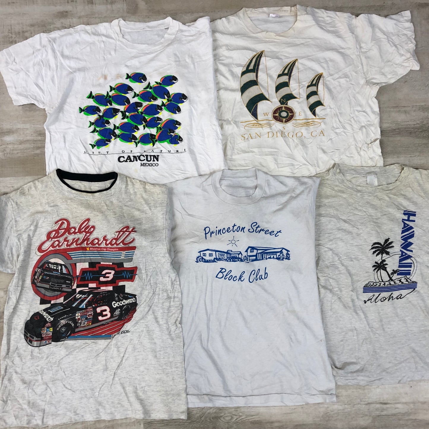 [現物] 90s 白Tシャツ(シミあり) 20pcs G0812002
