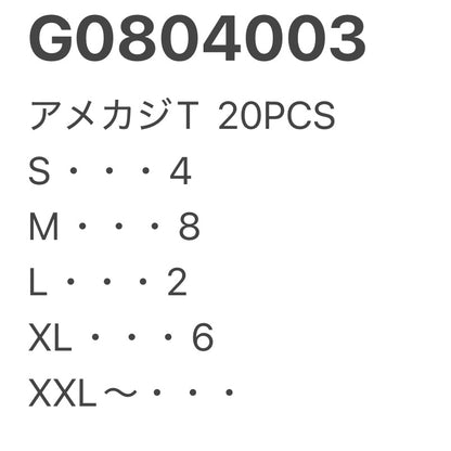 [現物] 特価 Tシャツ 20pcs G0804003