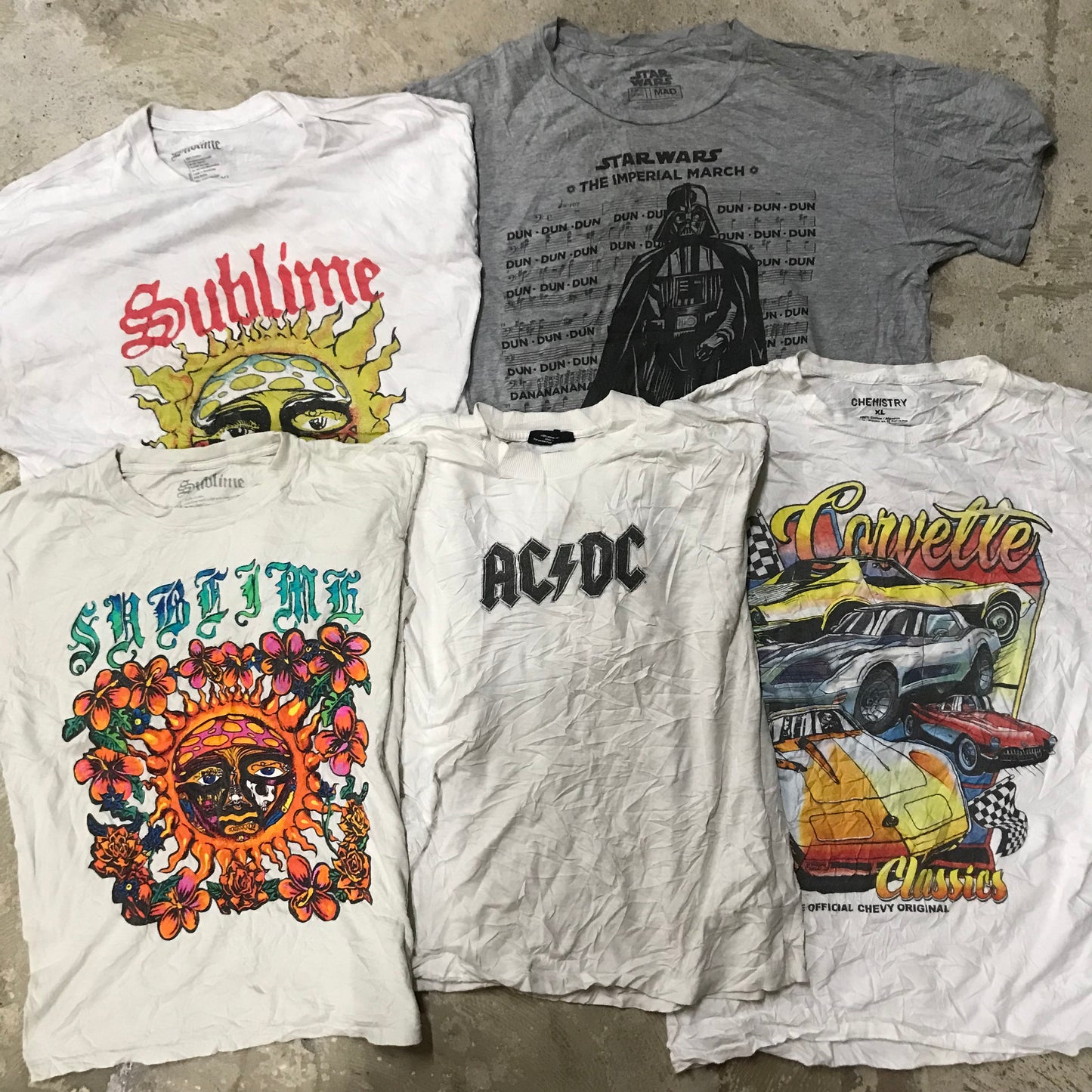 [現物] 00s 白Tシャツ(シミあり) 20pcs D0713002