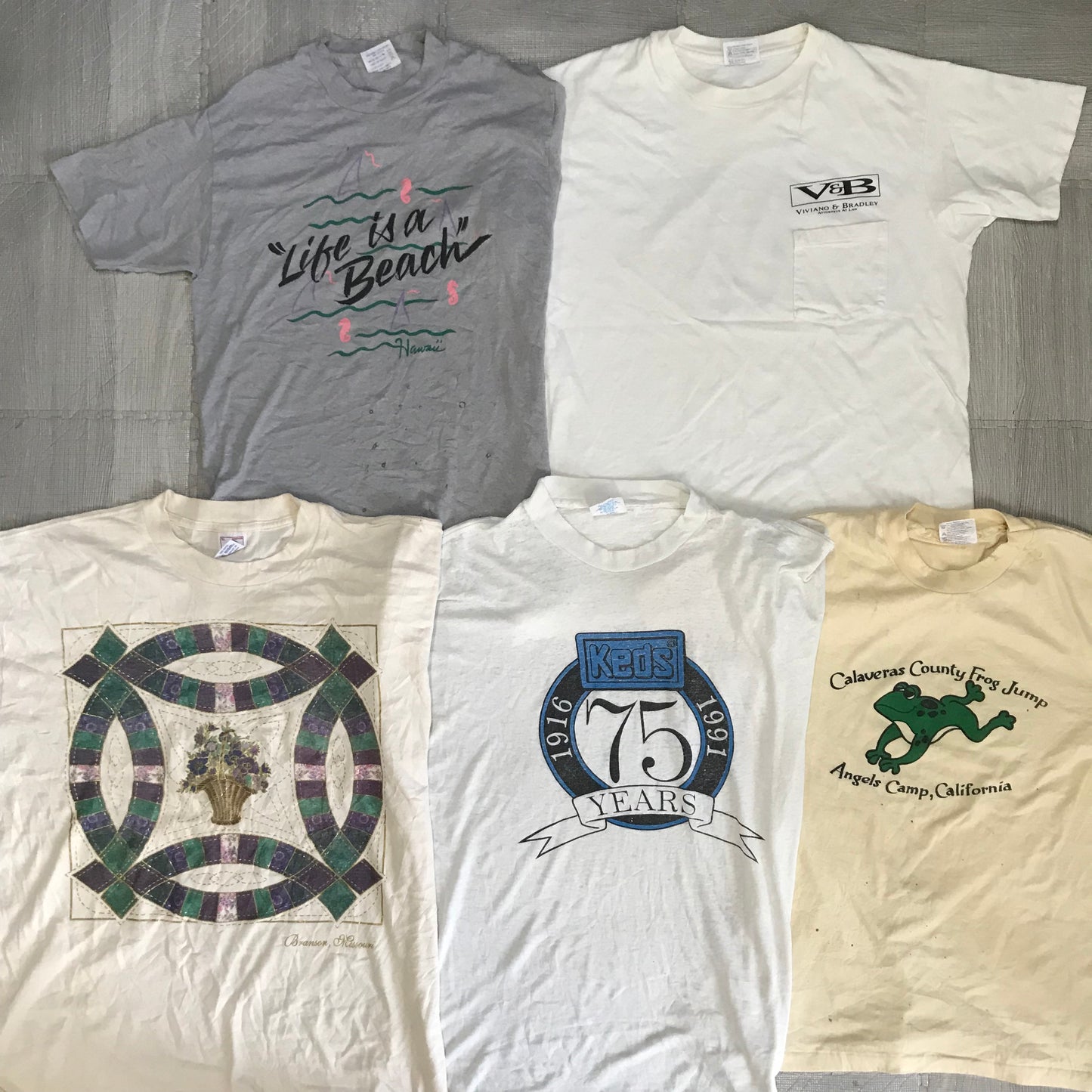 [現物] 90s 白Tシャツ(シミあり) 20pcs H0813005