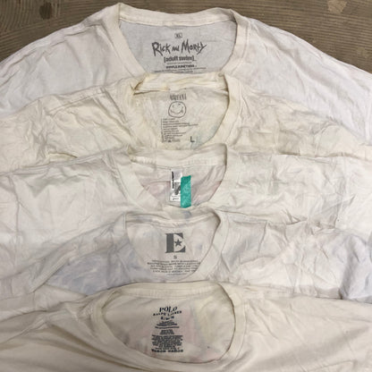 [現物] 00s 白系Tシャツ(シミあり) 20pcs E0713002