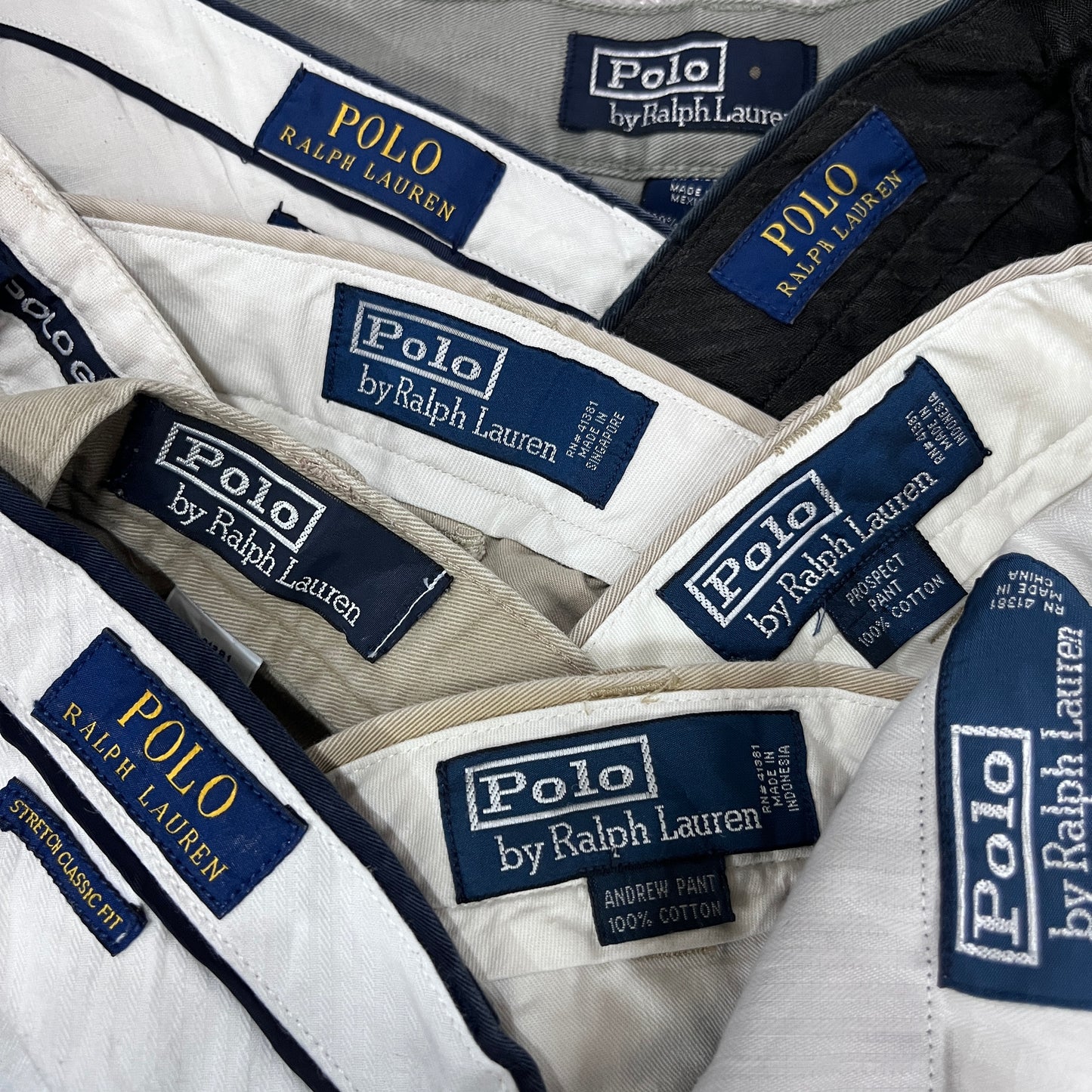 [現物] ラルフローレンコットンパンツ 10pcs L0809002