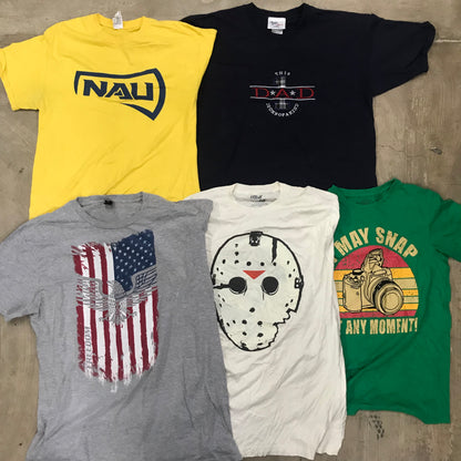 [現物] アメカジプリントTシャツ 20pcs G0730003