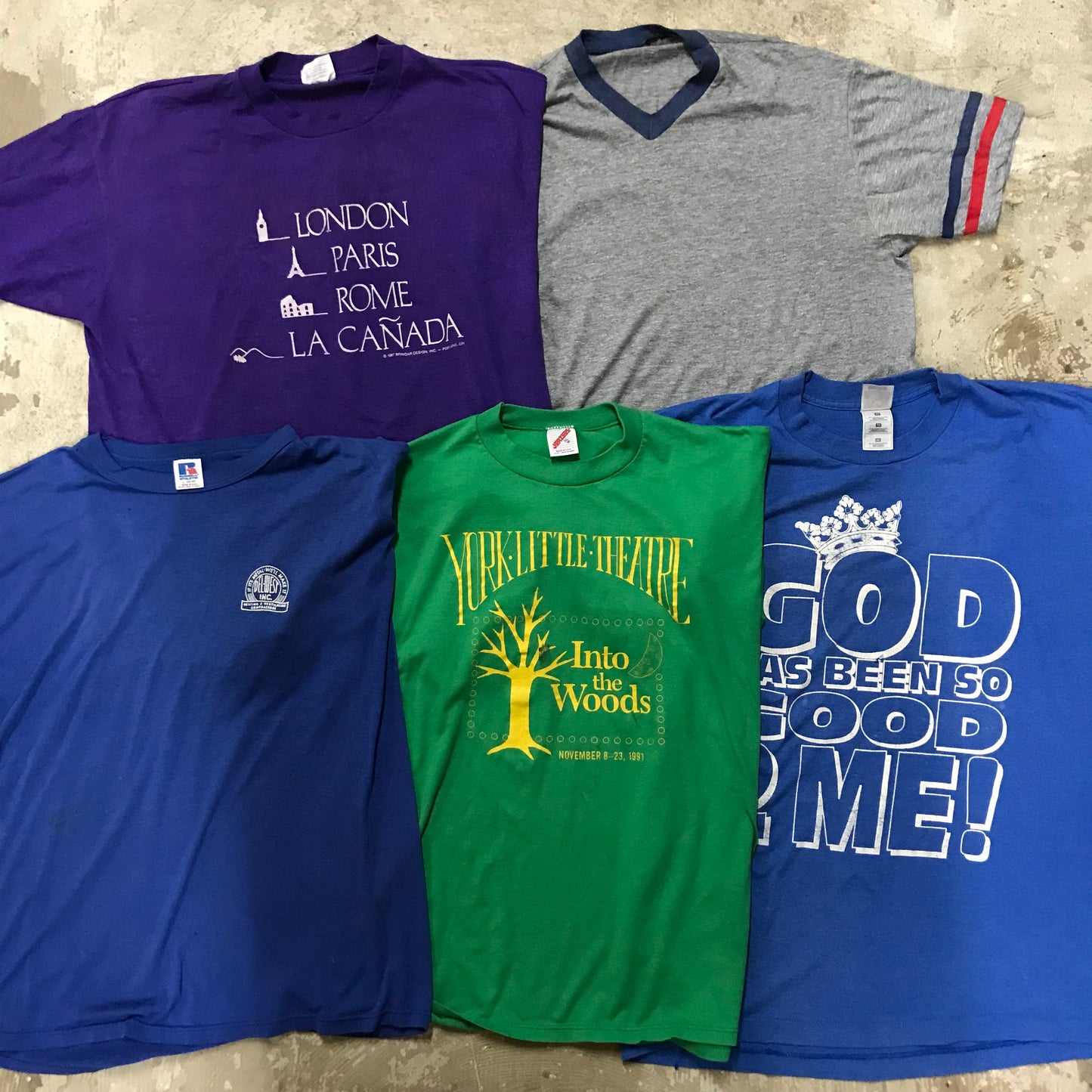 [現物] 90s Tシャツ(B品/小穴/汚れ) 20pcs D0709004
