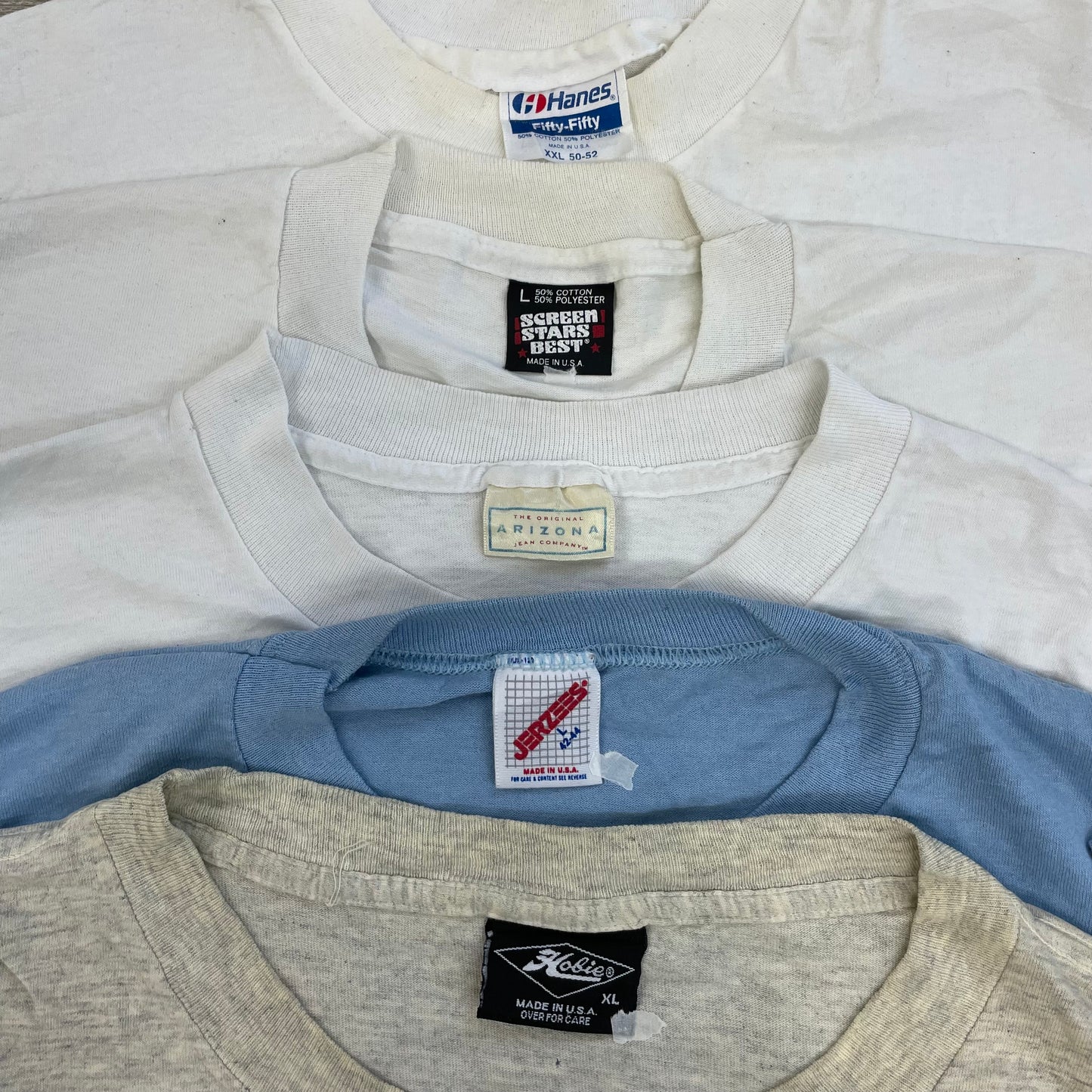 [現物] 90s 白系Tシャツ(シミあり) 20pcs B0708003