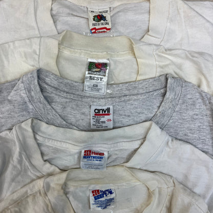 [現物] 90s 白Tシャツ(シミあり) 20pcs C0716001