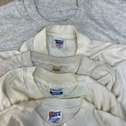 [現物] 90s 白Tシャツ(シミあり) 20pcs C0713005