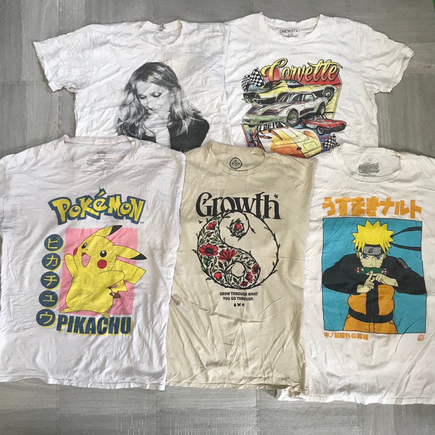 [現物] 00s 白Tシャツ(シミあり) 20pcs H0813004