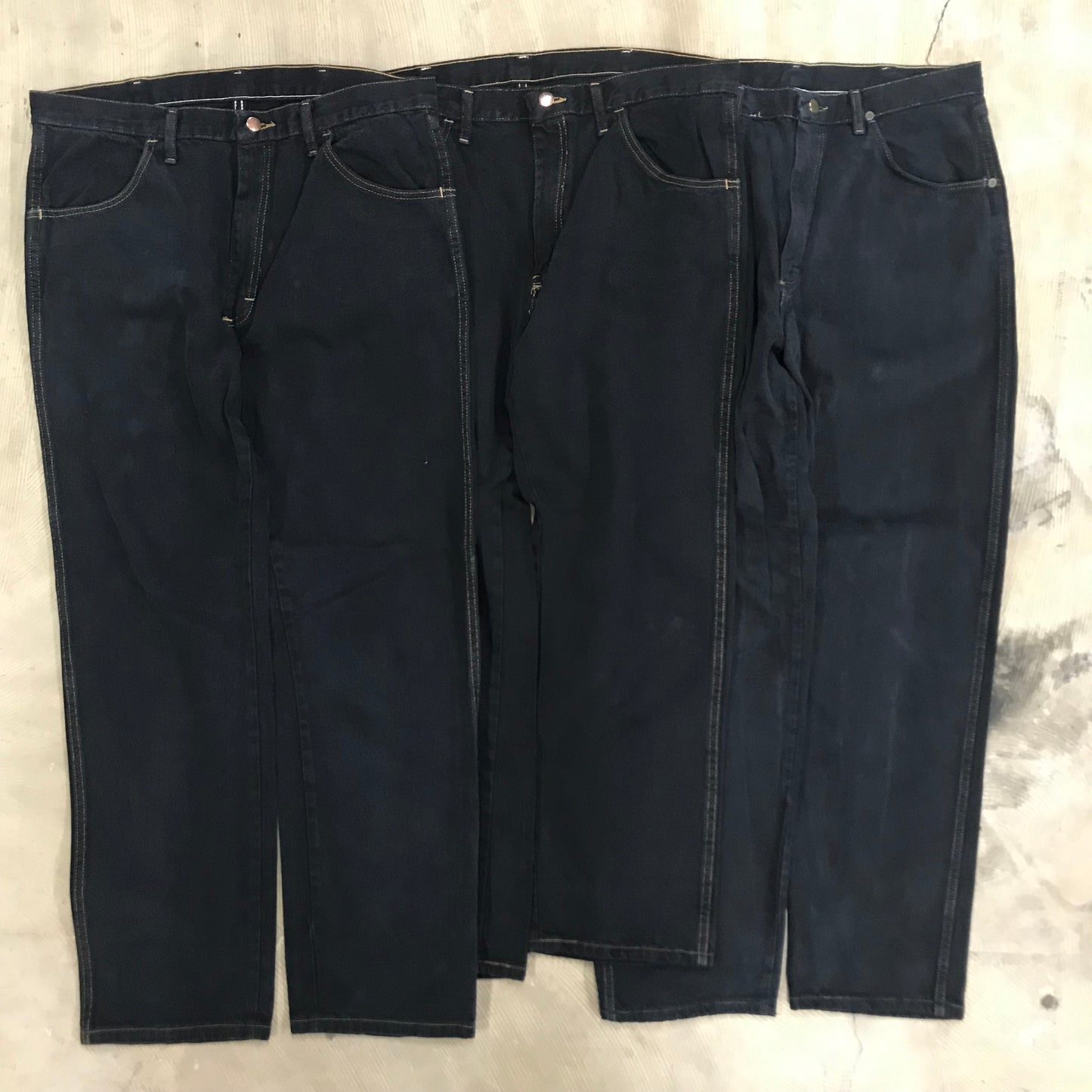 [現物] 黒染めデニムパンツ/ラングラー/ラスラー/ノーティカ 10pcs H0727004