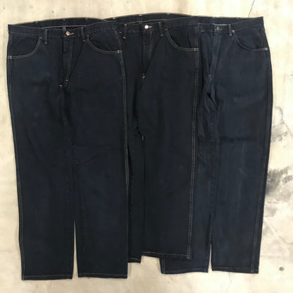 [現物] 黒染めデニムパンツ/ラングラー/ラスラー/ノーティカ 10pcs H0727004