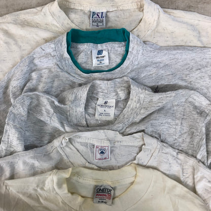[現物] 90s 白Tシャツ(シミあり) 20pcs G0815003