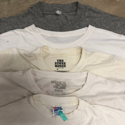 [現物] 90-00s 白系Tシャツ(シミあり) 20pcs E0709002