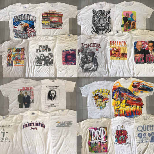 [現物] 00s 白Tシャツ(シミあり) 20pcs H0813003
