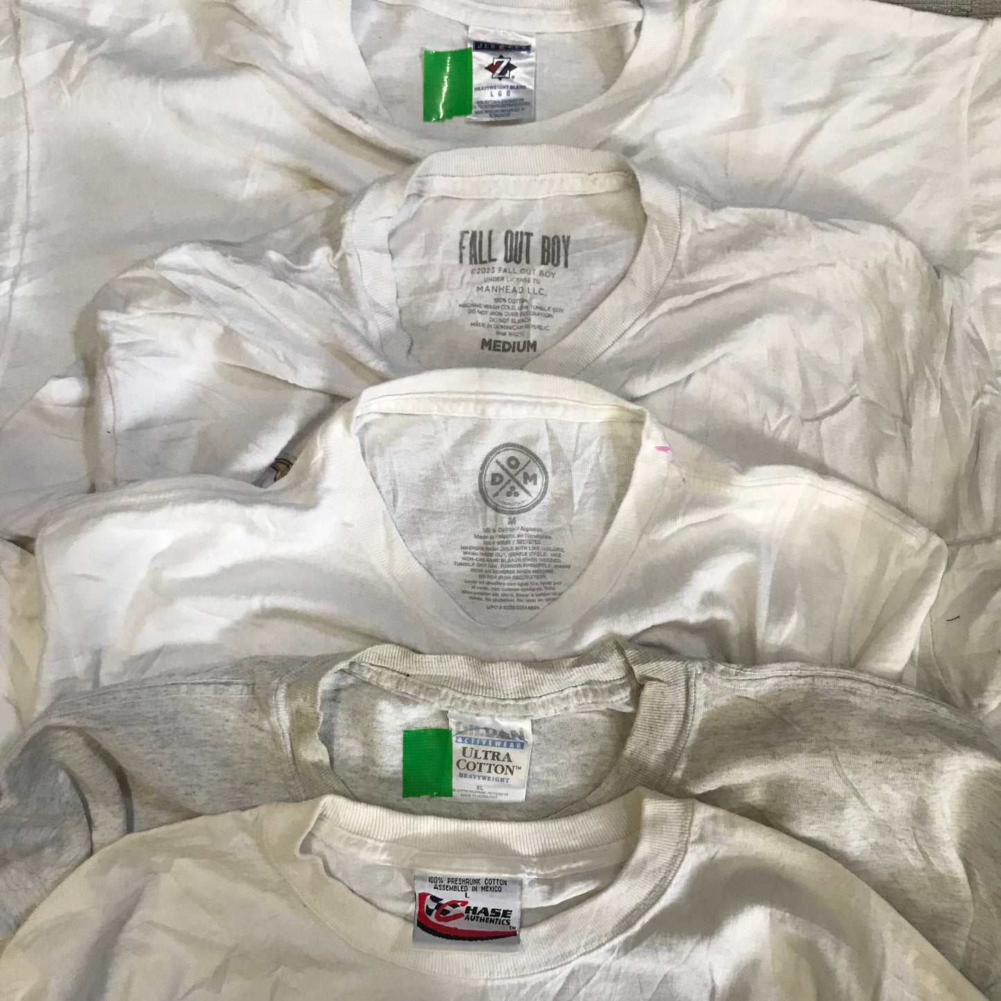 [現物] 00s 白Tシャツ(シミあり) 20pcs H0813004