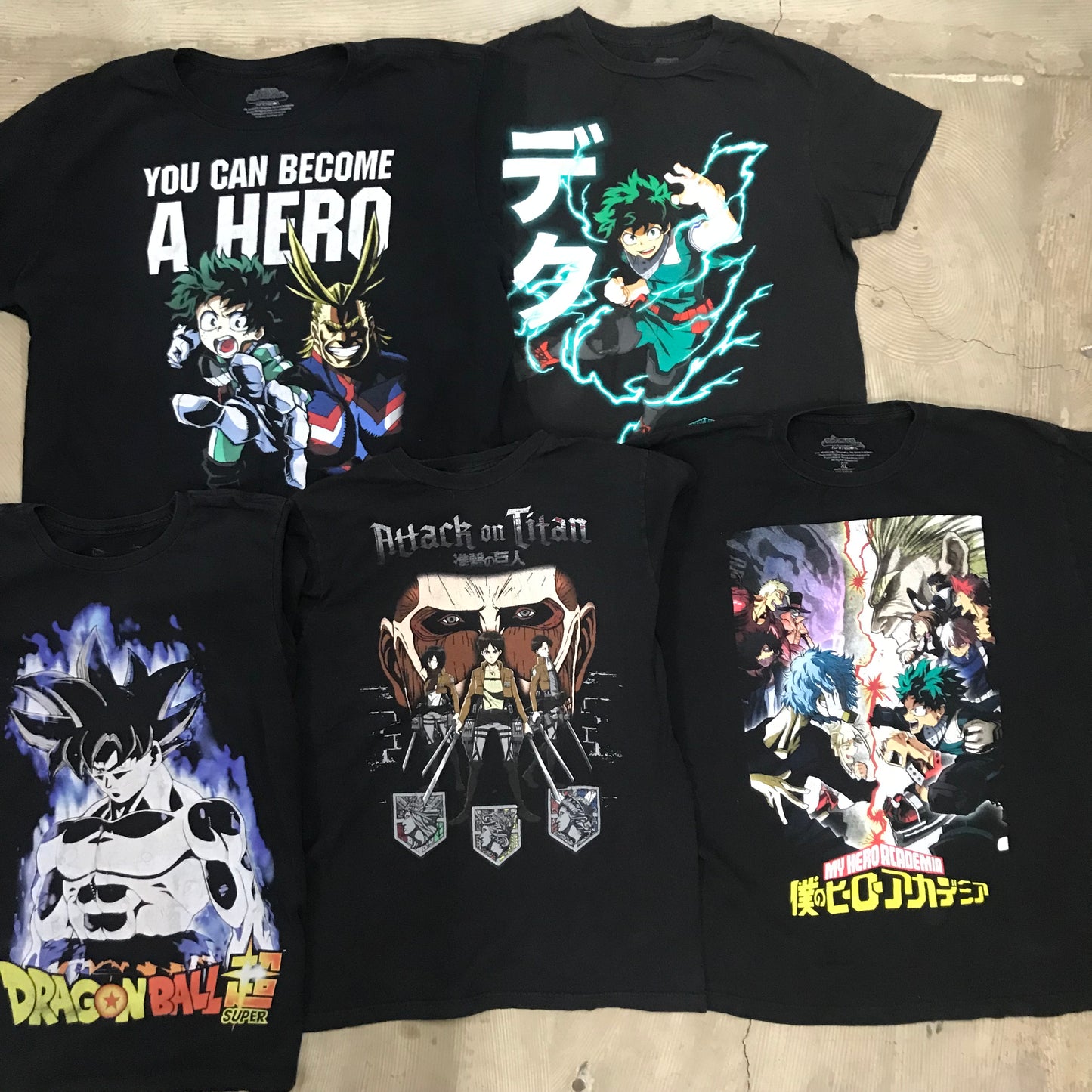[現物] アニメTシャツ 20pcs H0803002