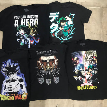 [現物] アニメTシャツ 20pcs H0803002