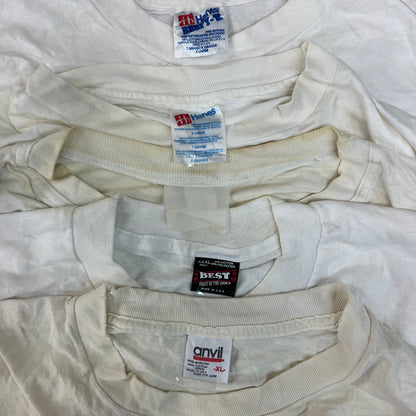 [現物] 90s 白Tシャツ(シミあり) 20pcs C0715002