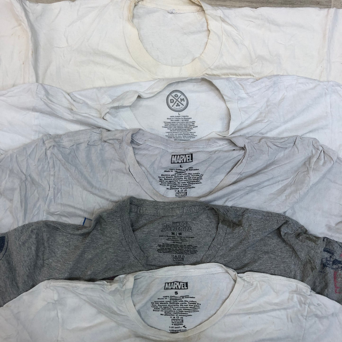 [現物] 00s 白Tシャツ(シミあり) 20pcs G0813002