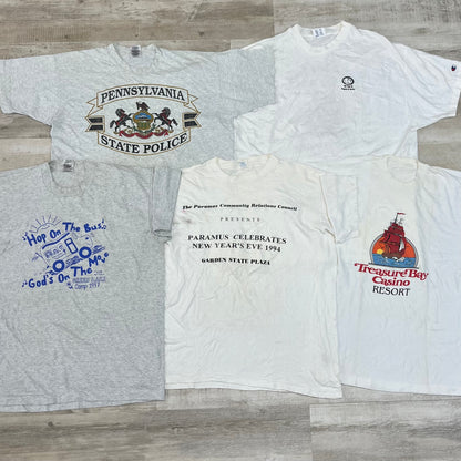 [現物] 90s 白Tシャツ(シミあり) 20pcs C0713002