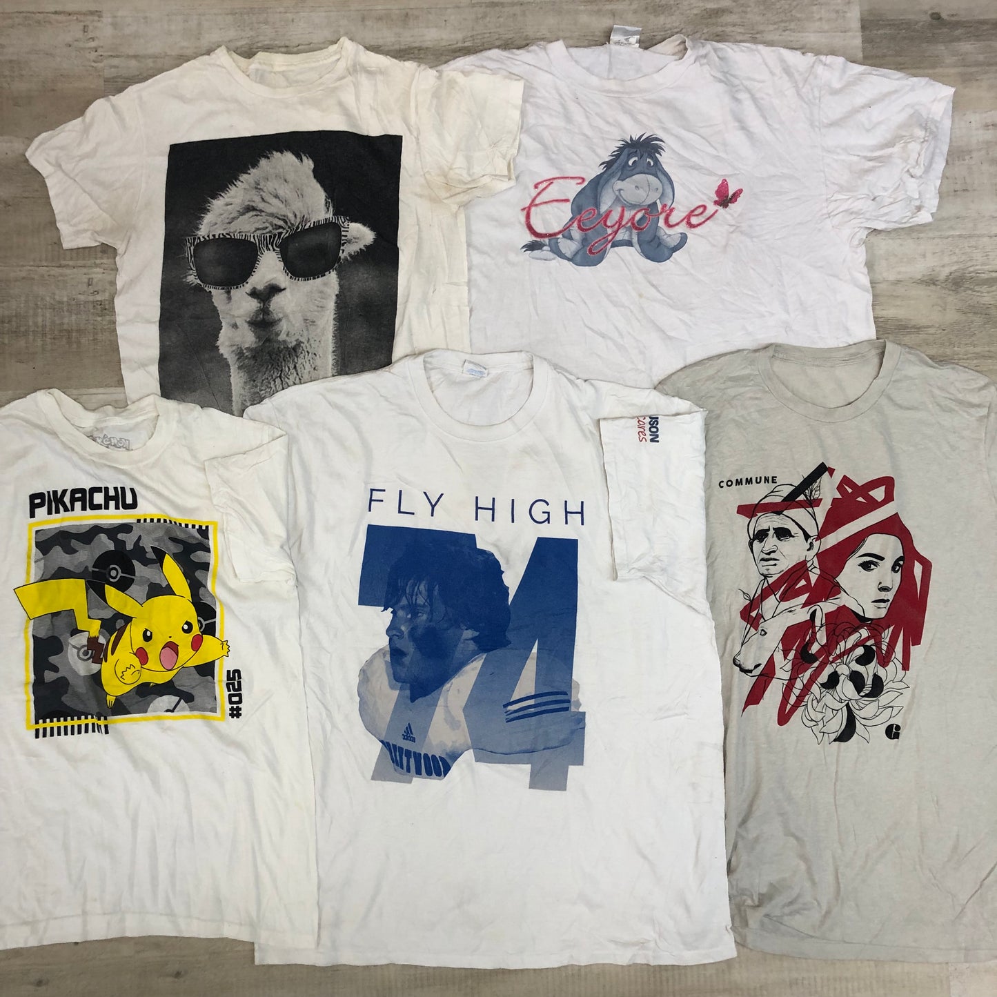 [現物] 00s 白Tシャツ(シミあり) 20pcs G0813001