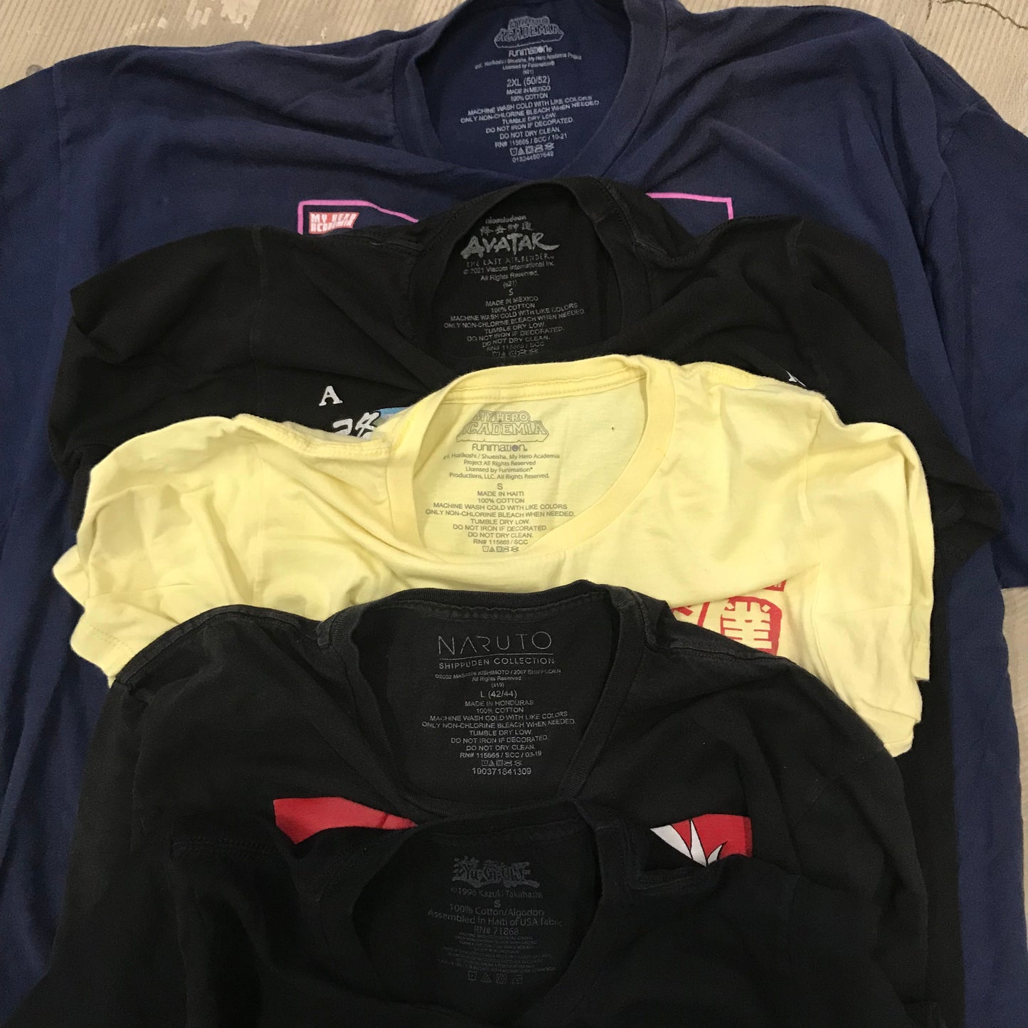 [現物] 00s アニメTシャツ 20pcs H0806002