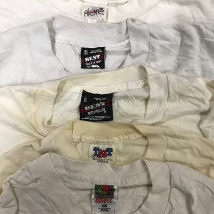 [現物] 90s 白系Tシャツ(シミあり) 20pcs D0622002