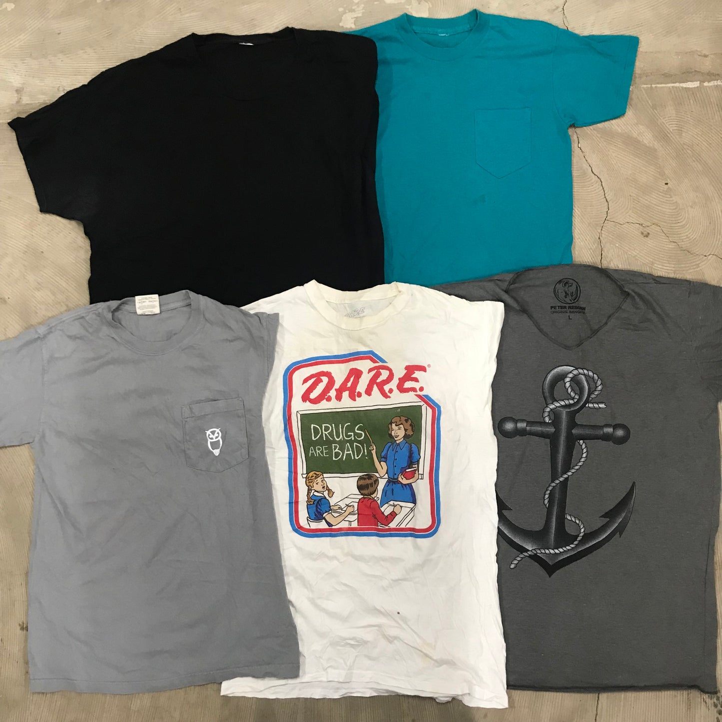 [現物] アメカジプリントTシャツ 20pcs G0730004