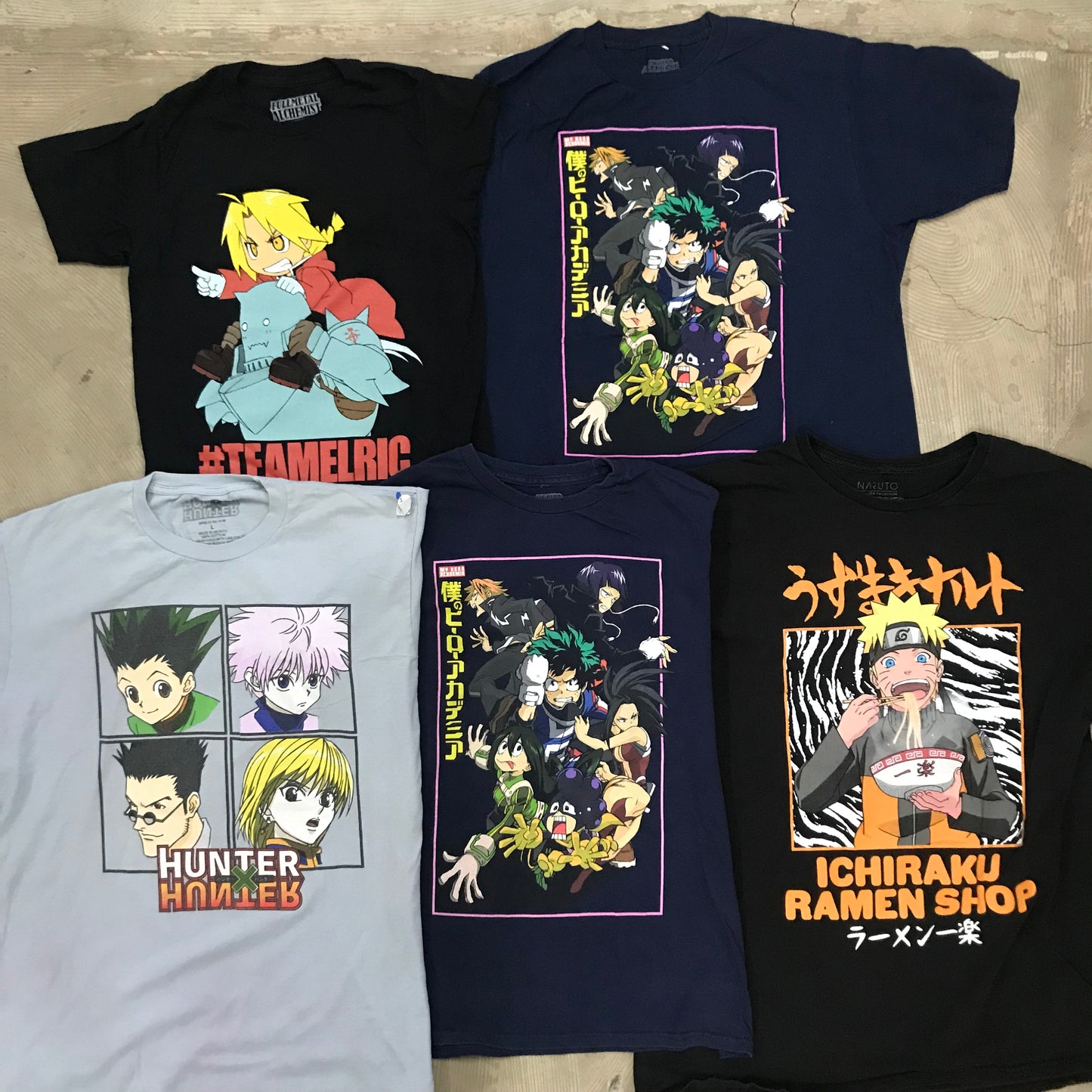 [現物] アニメTシャツ 20pcs H0803002
