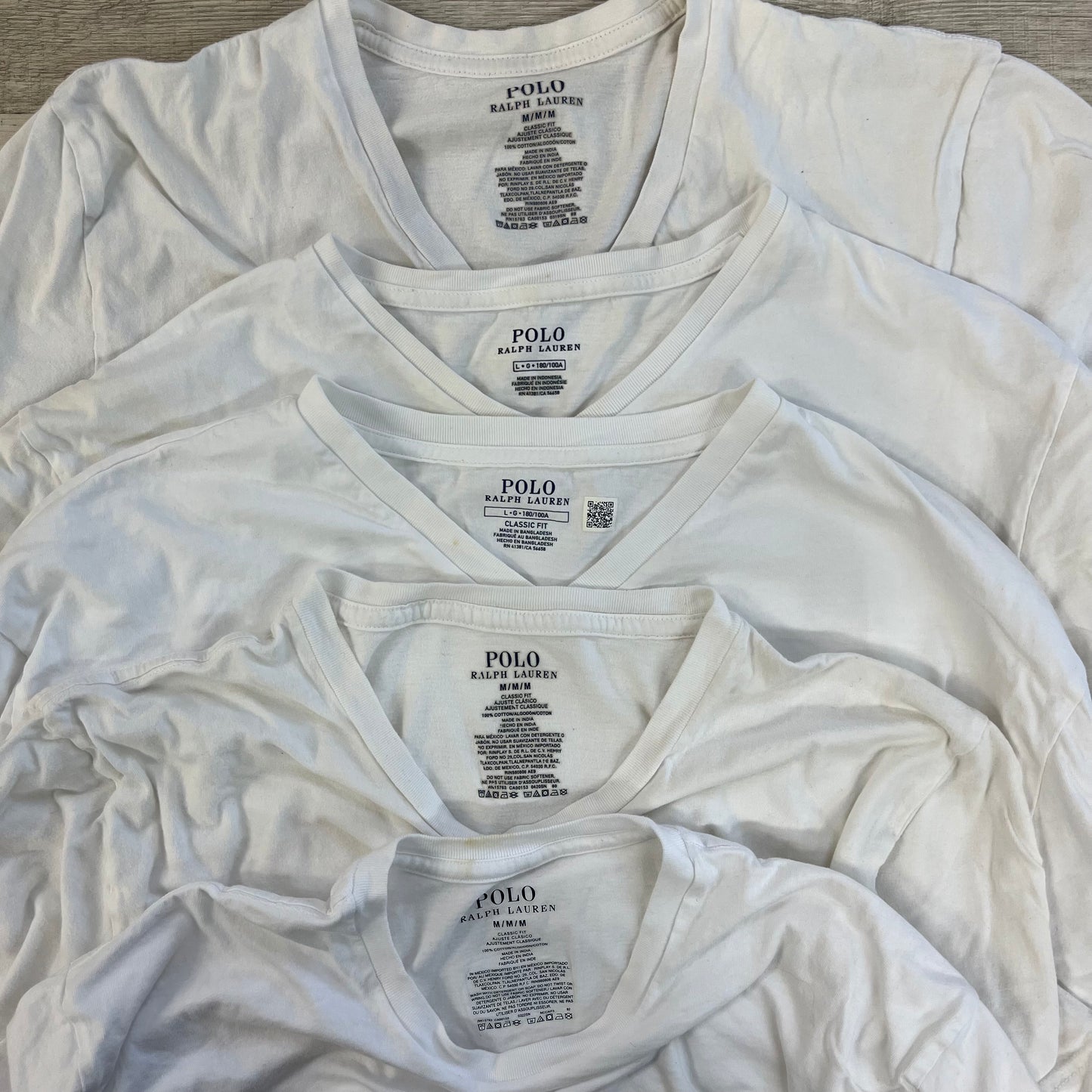 [現物] ラルフ白Tシャツ(シミあり) 20pcs