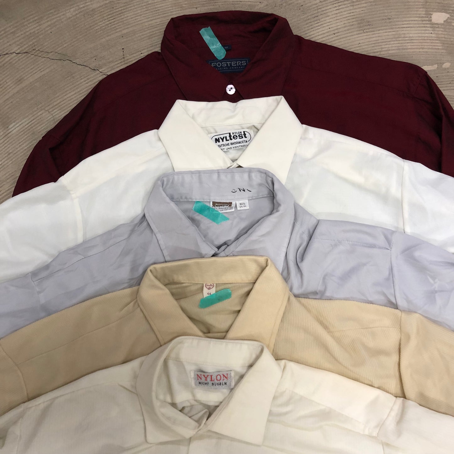 [現物] 長袖ポリシャツ/テロシャツ 20pcs E0709005