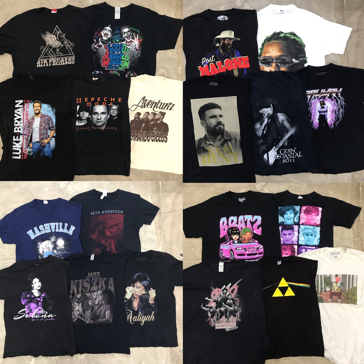 [現物] ミュージック/バンドTシャツ 20pcs D0716002