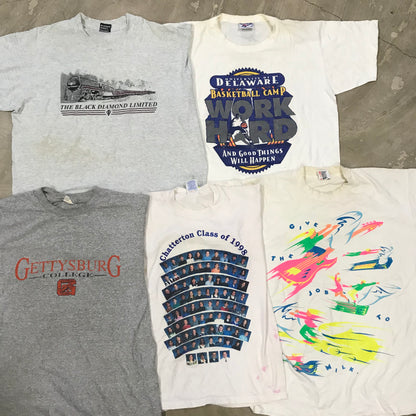 [現物] 90年代 白Tシャツ(シミあり) 20pcs H0810003