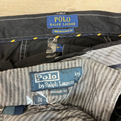 [現物] ラルフローレン ショートパンツ 黒染め 8pcs G0805003