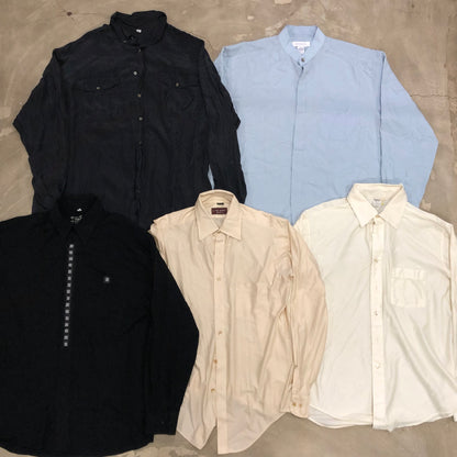 [現物] 長袖ポリシャツ/テロシャツ 20pcs E0713003