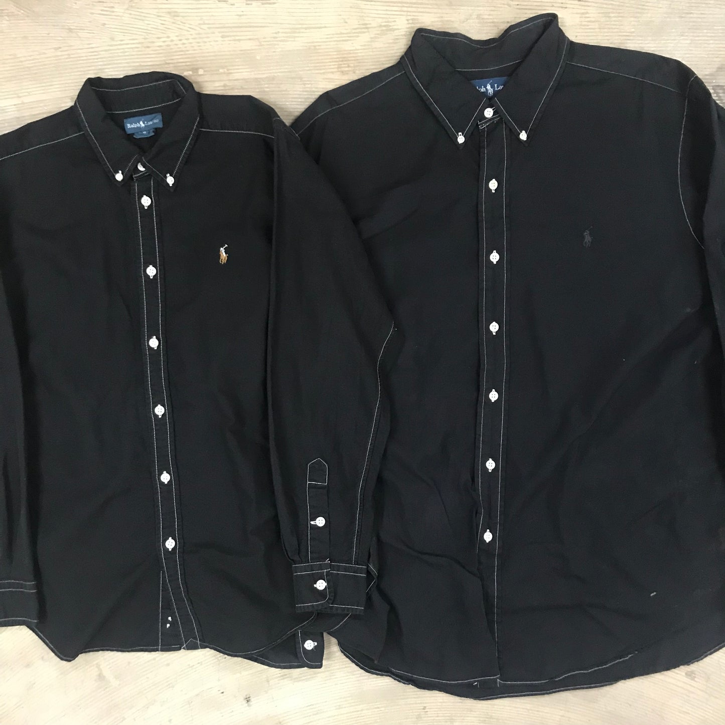 [現物] ラルフシャツ(黒染め) 7pcs G0730001