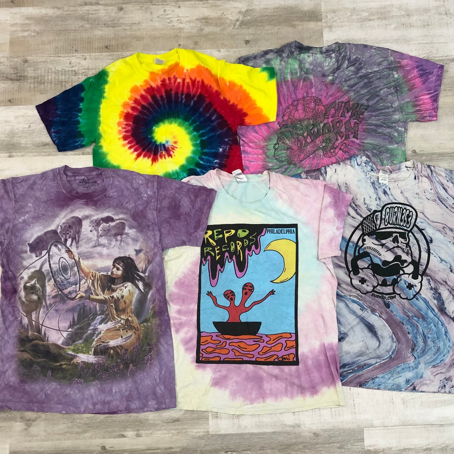 [現物] タイダイTシャツ 20pcs H0724002