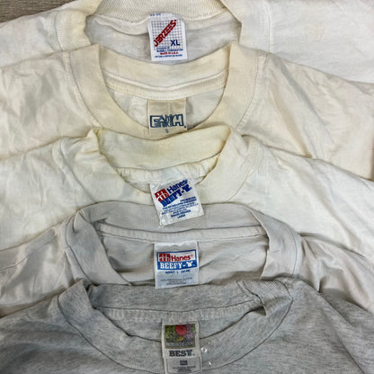 [現物] 90s 白Tシャツ(シミあり) 20pcs C0713004