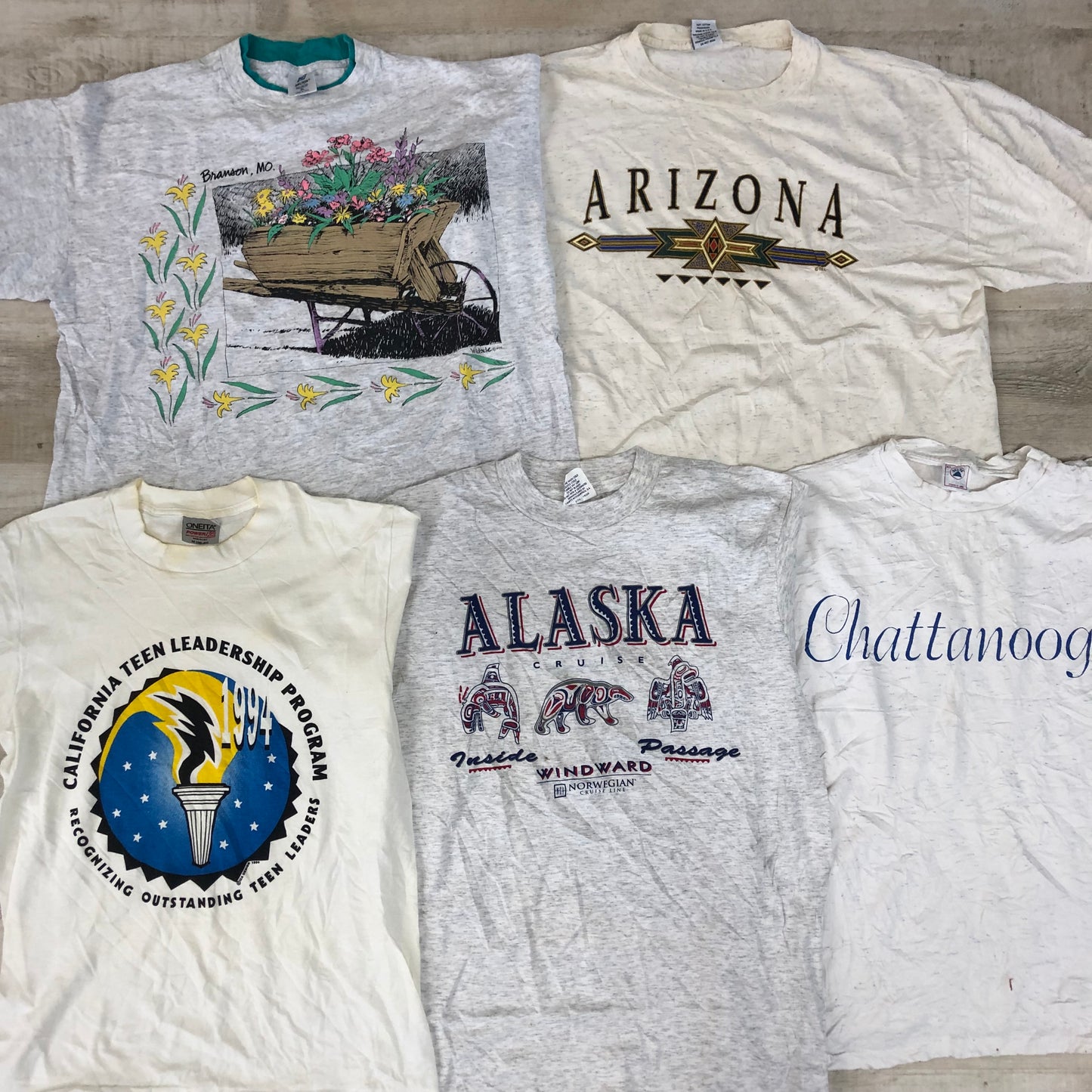 [現物] 90s 白Tシャツ(シミあり) 20pcs G0815003