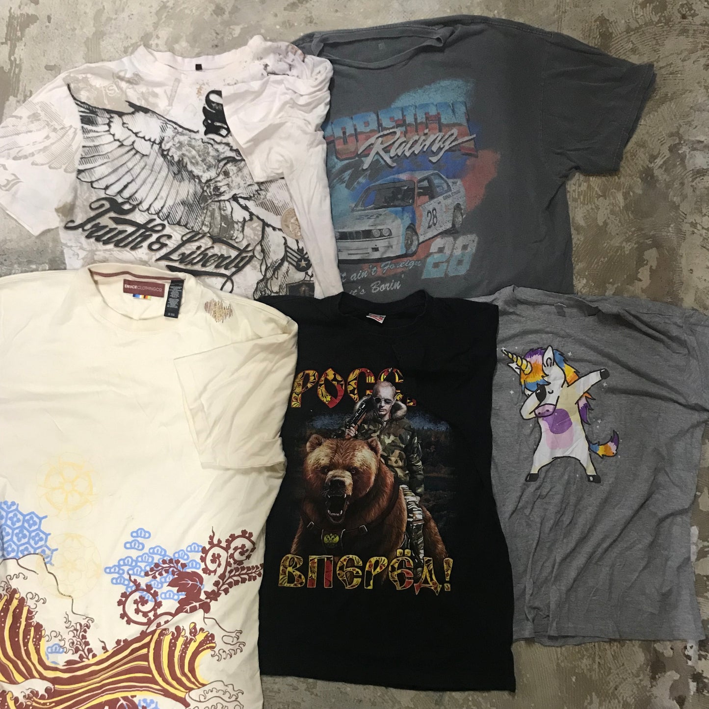 [現物] 00s アメカジプリントTシャツ 20pcs D0702003