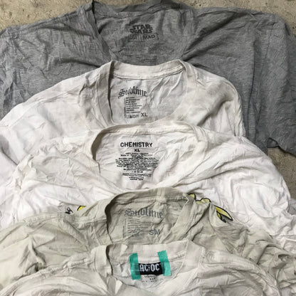 [現物] 00s 白Tシャツ(シミあり) 20pcs D0713002