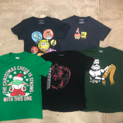 [現物] 00s アメコミ/キャラクターTシャツ 20pcs E0706005
