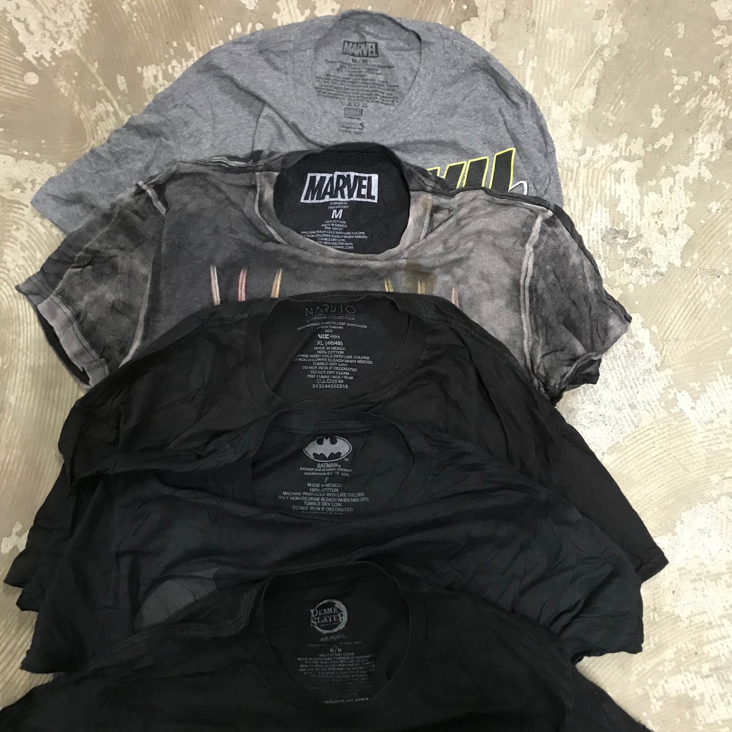 [現物] キャラクター/アニメTシャツ 20pcs D0625001