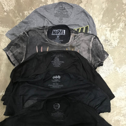 [現物] キャラクター/アニメTシャツ 20pcs D0625001