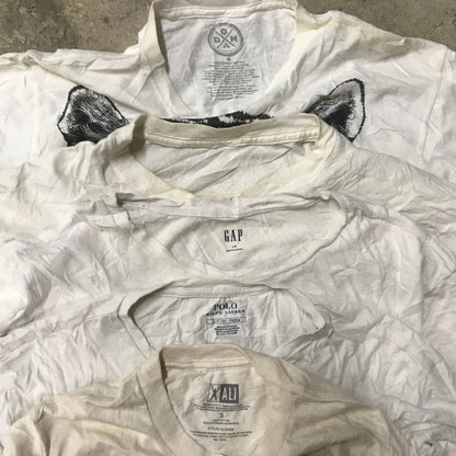 [現物] 00s 白Tシャツ(シミあり) 20pcs D0713003