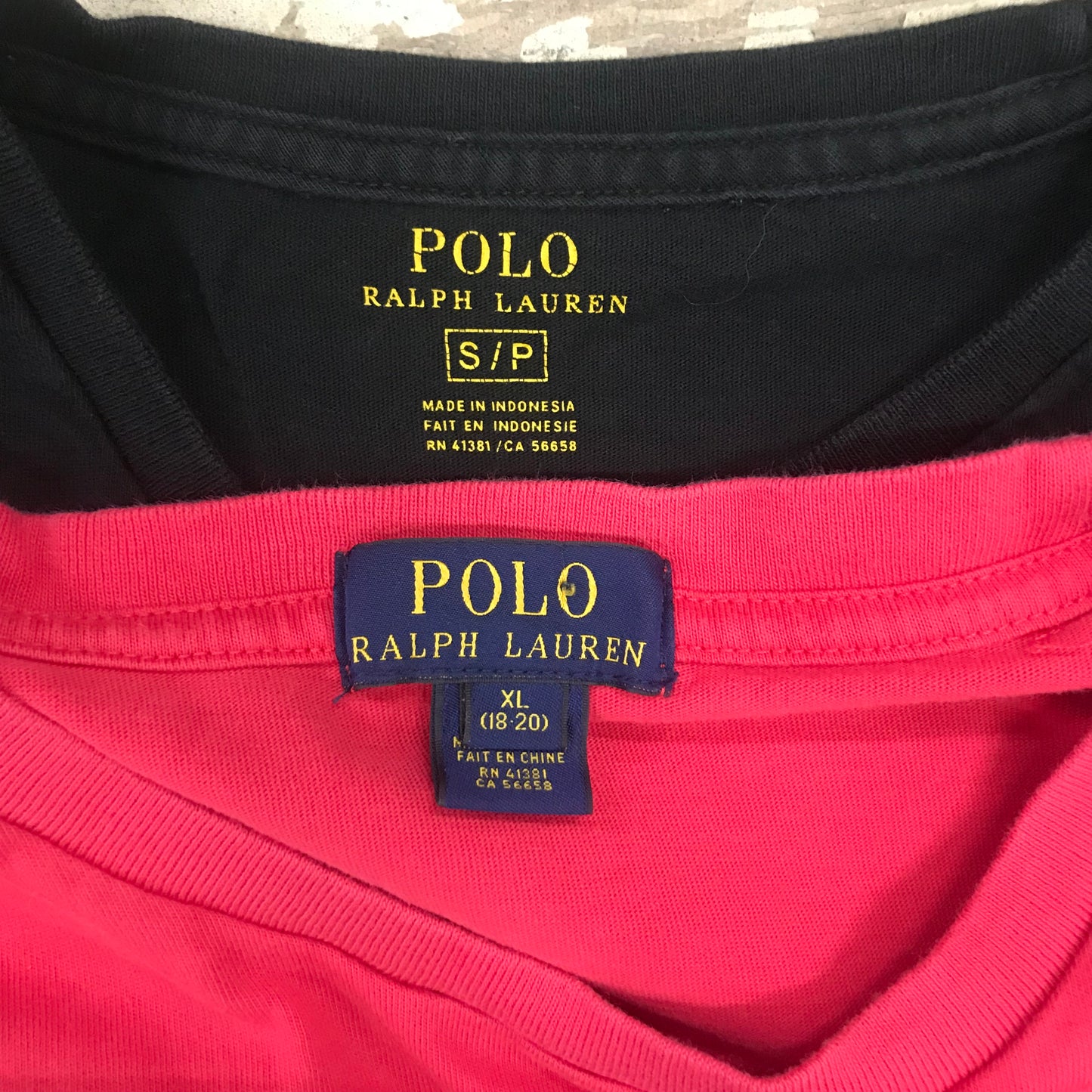 [現物] ラルフローレンTシャツ(スモールサイズ) 8pcs H0728006