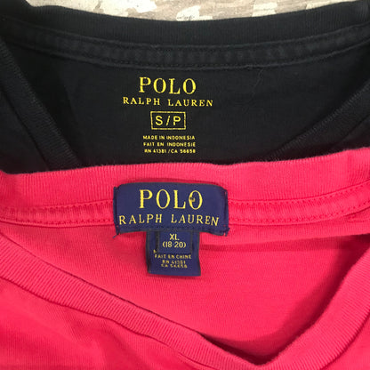 [現物] ラルフローレンTシャツ(スモールサイズ) 8pcs H0728006