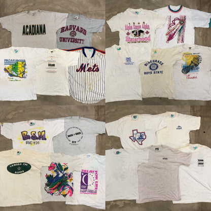 [現物] 90s 白Tシャツ(シミあり) 20pcs E0713005